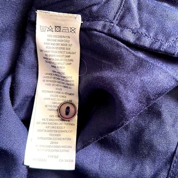 NWT! French Connection Button Down Tunic Top Size 4 - Picture 8 of 8